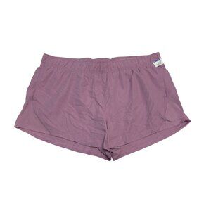 Athletic Works Womens Quick Dry Running Shorts XXL 20 Lavender Workout Gym New